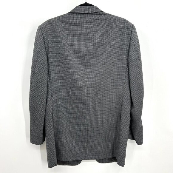 ERMENEGILDO ZEGNA Men's Gray 100% Wool Two Button Blazer Suit Jacket Size 48R - Picture 2 of 11